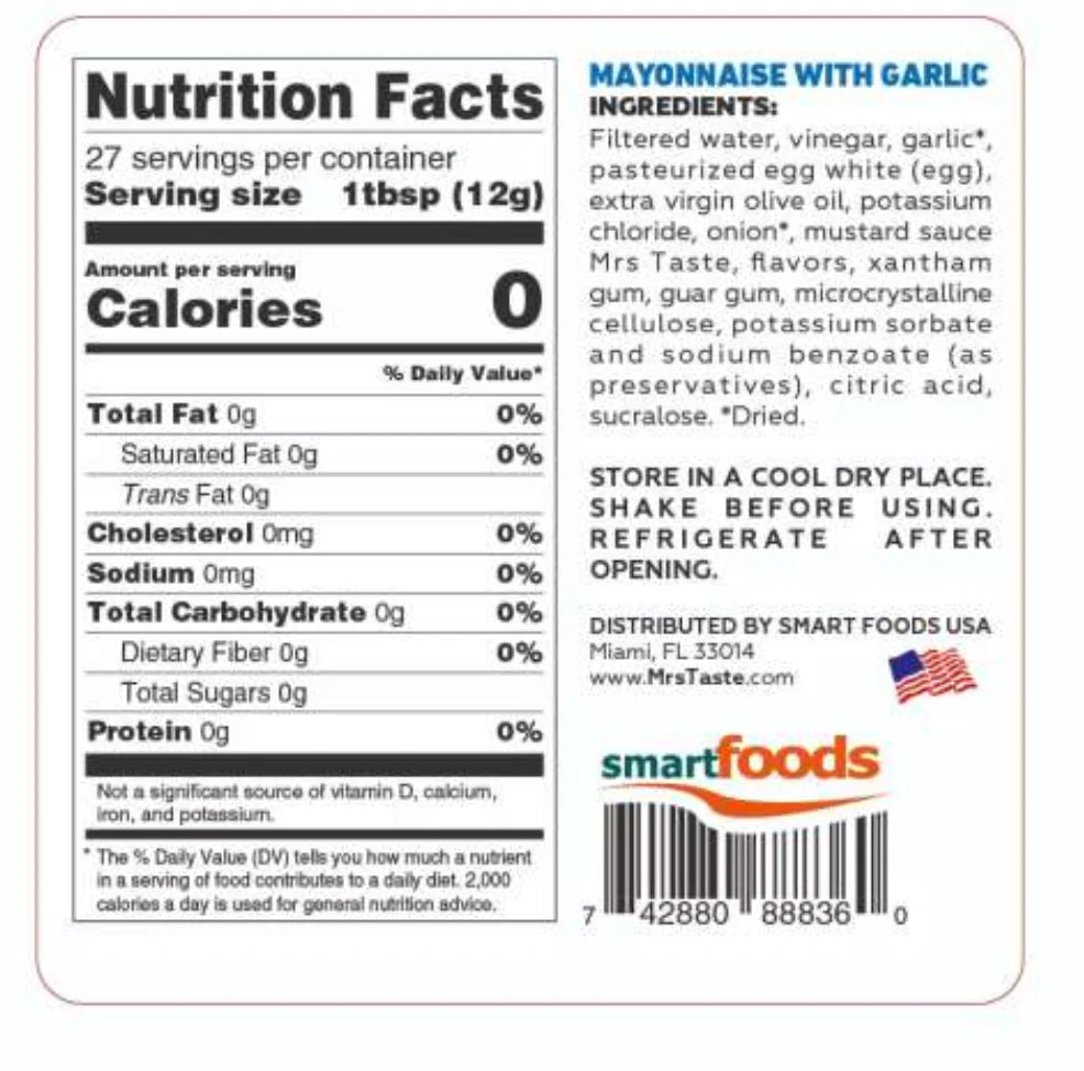 MAYONNAISE WITH GARLIC